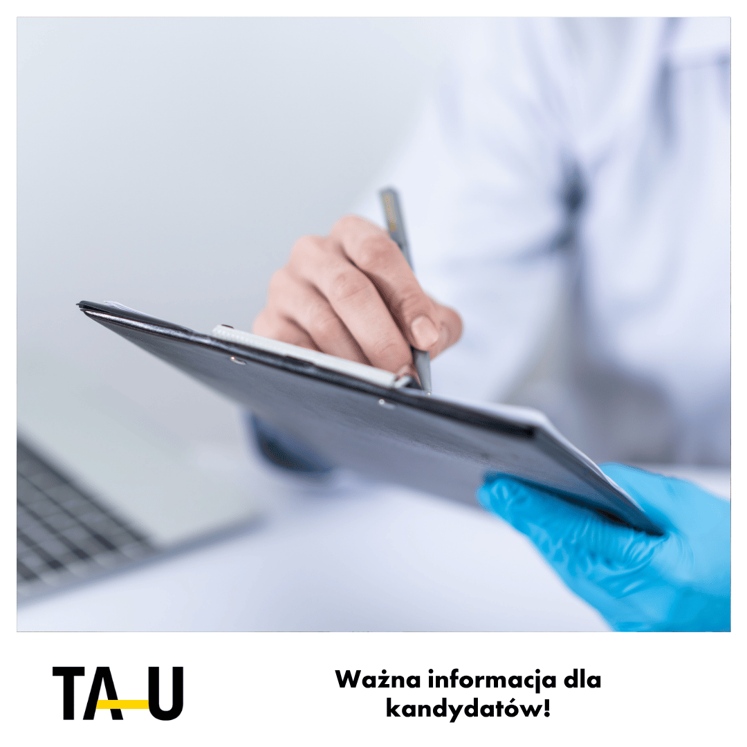 Ważna informacja dla kandydatów